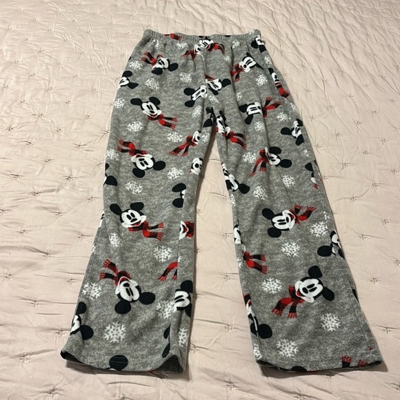 Disney, fleece Mickey Mouse pants size 10/12 - Picture 1 of 2